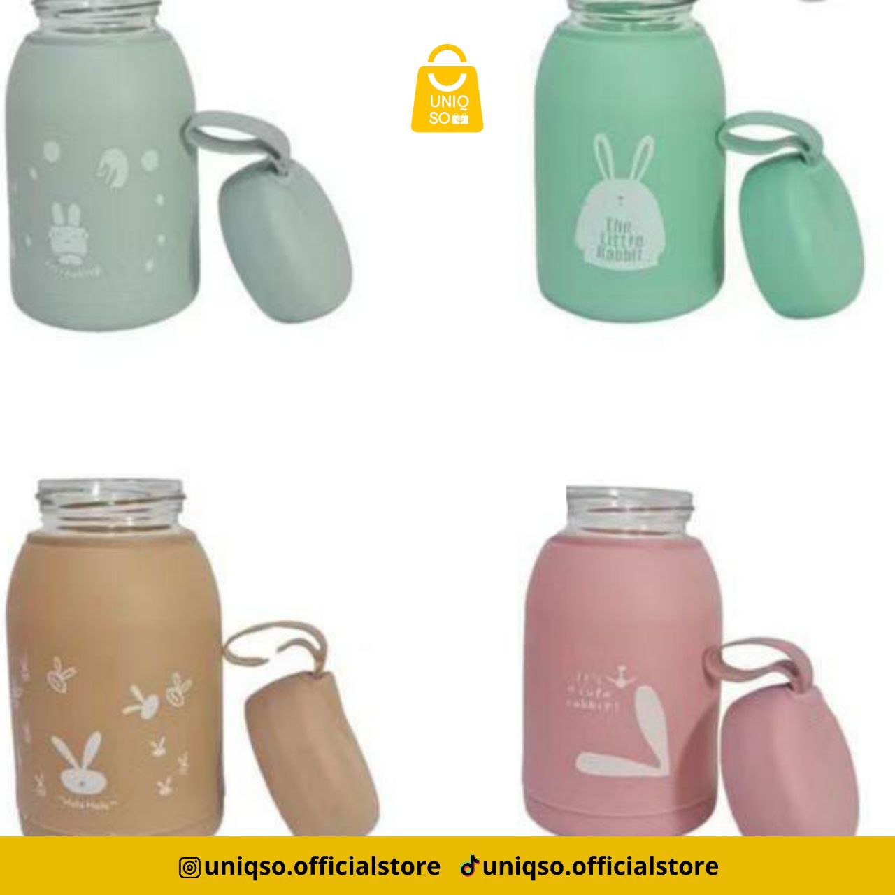 BOTOL TINY KACA RABBIT