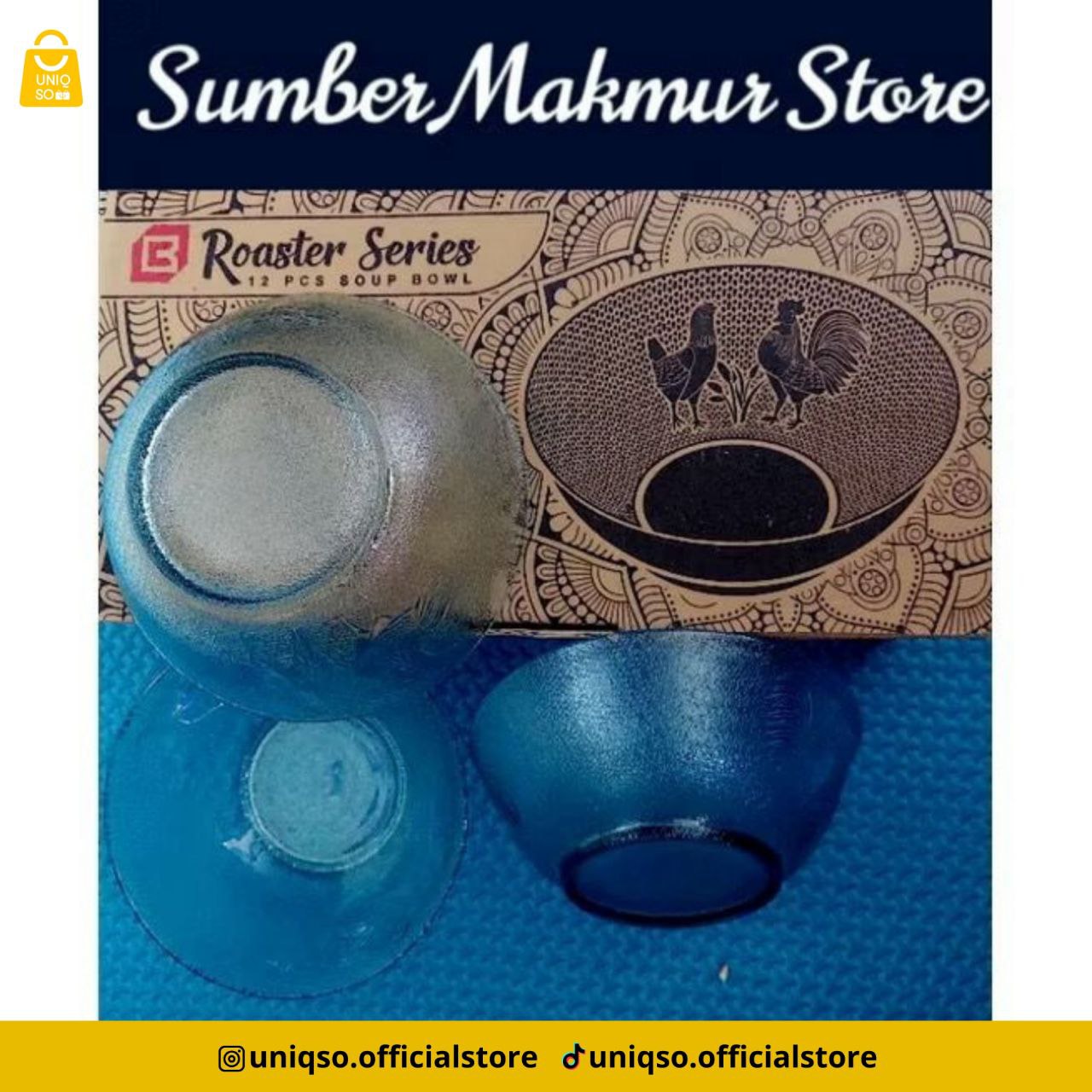 MANGKOK MOTIF AYAM JAGO BBC