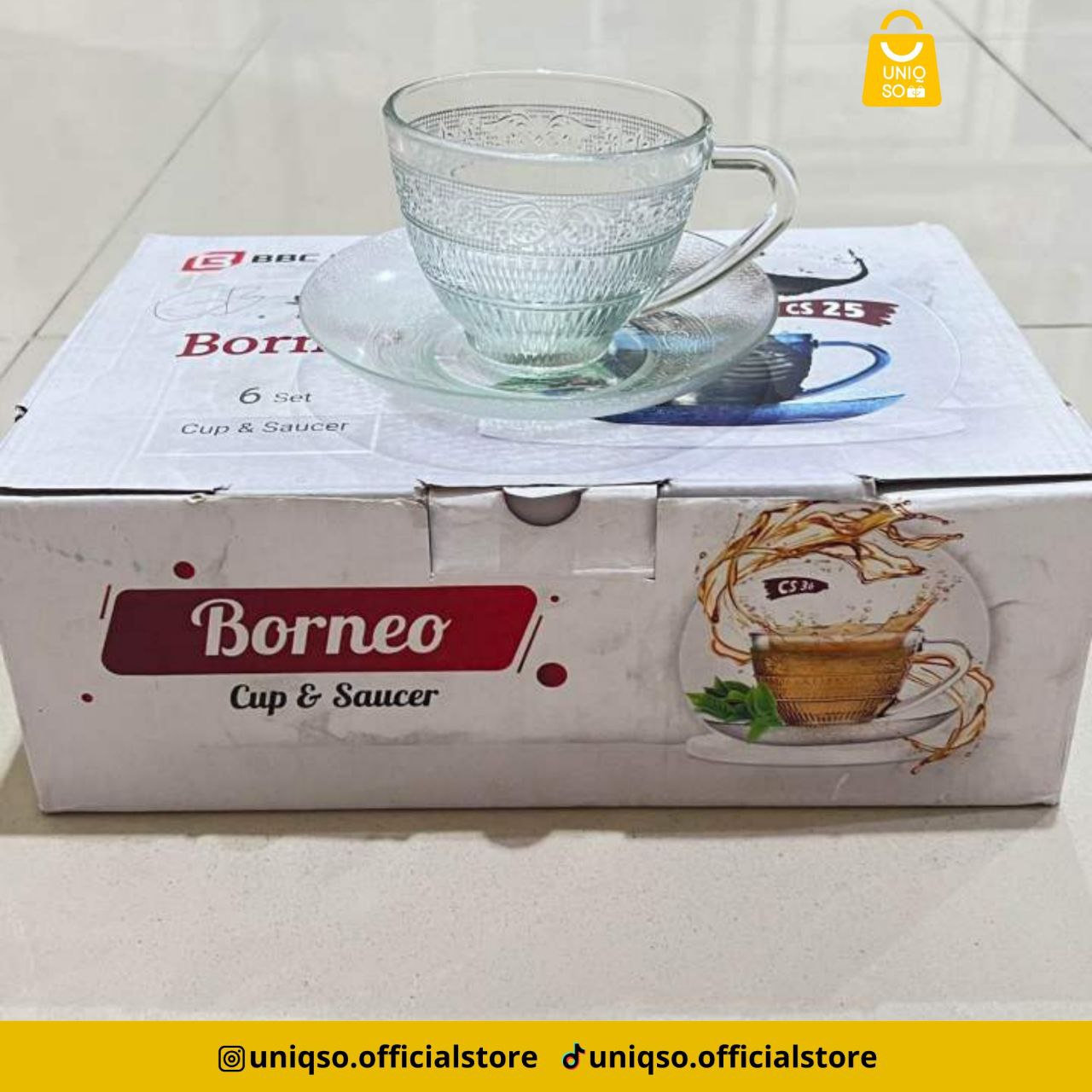 CANGKIR BORNEO 4 PCS